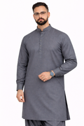 Steel Grey Unstitched Shalwar Kameez – Everyday Comfort