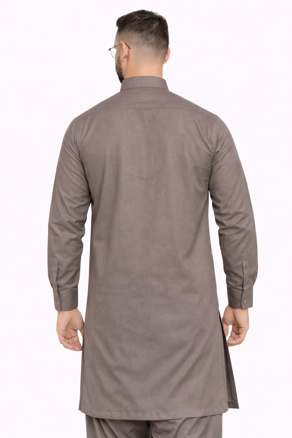 Smoky Taupe Unstitched Shalwar Kameez – Everyday Comfort