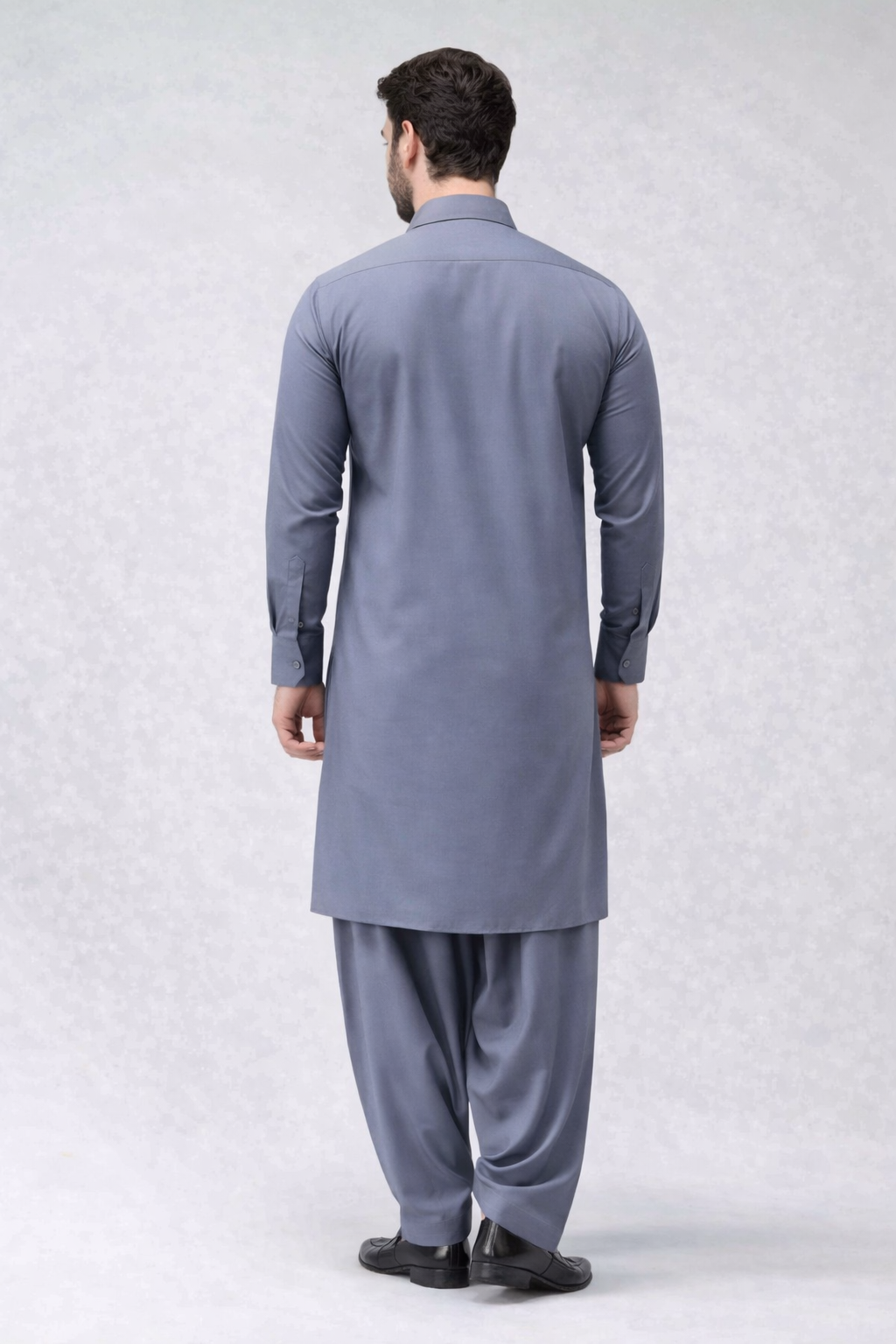 Light Grey Unstitched Shalwar Kameez – Everyday Comfort