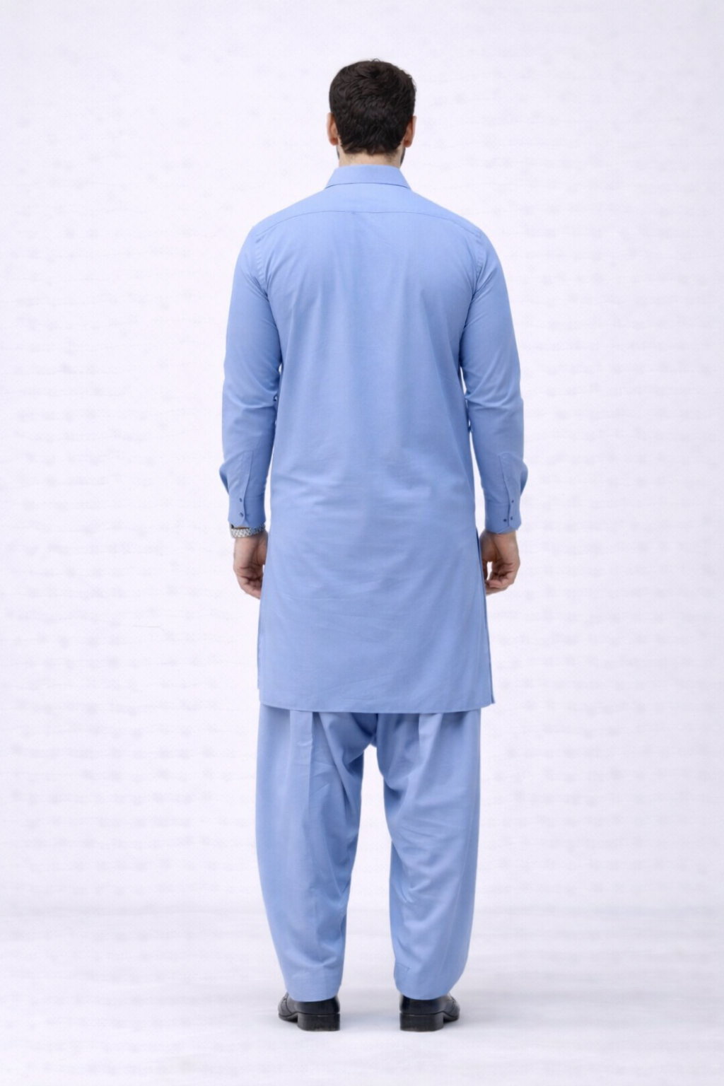 Light Blue Unstitched Shalwar Kameez – Everyday Comfort