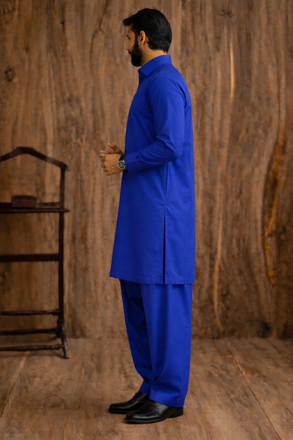 Royal Blue Boski Unstitched Shalwar Kameez – Everyday Comfort