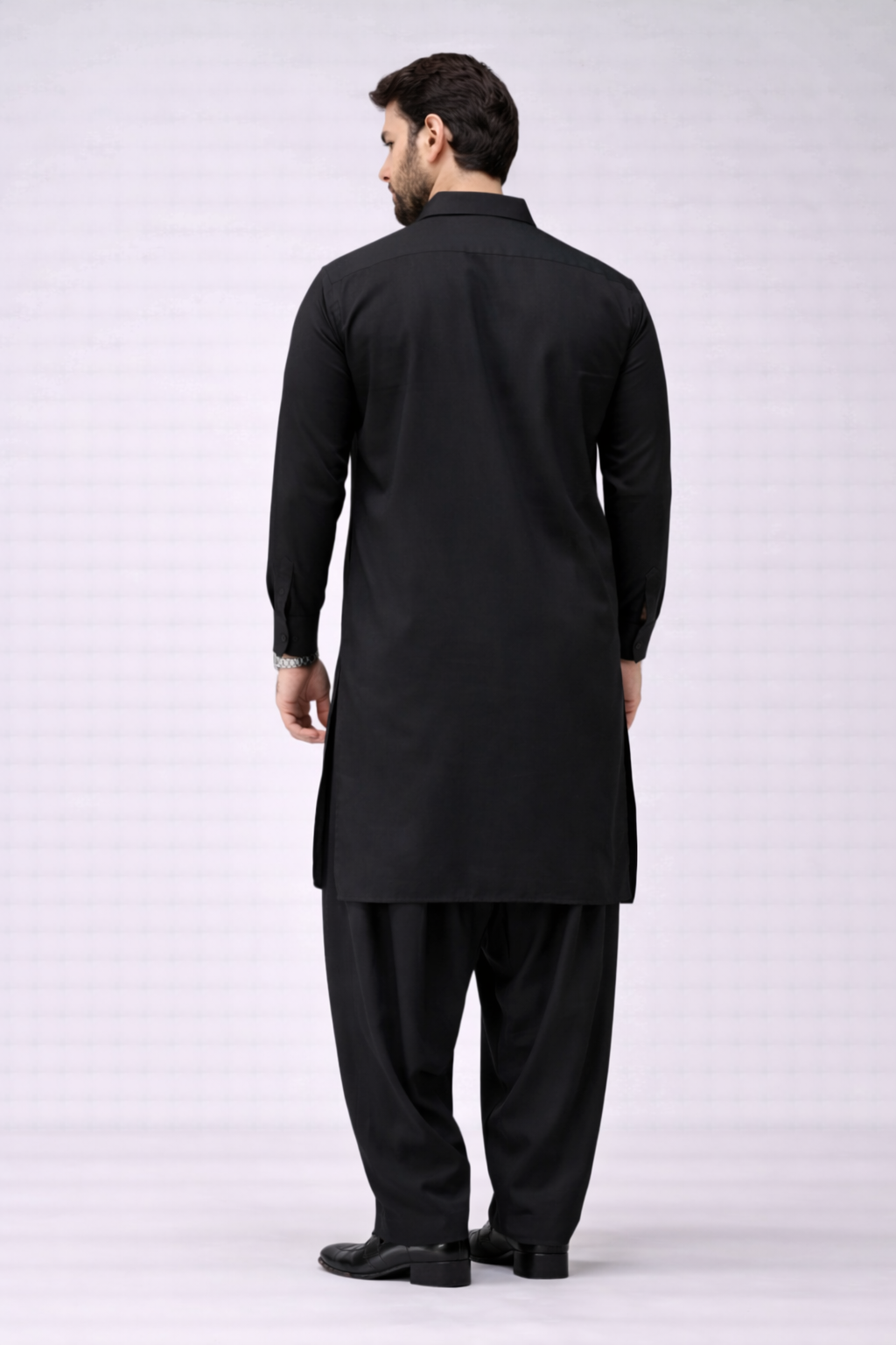Black Unstitched Shalwar Kameez– Everyday Comfort