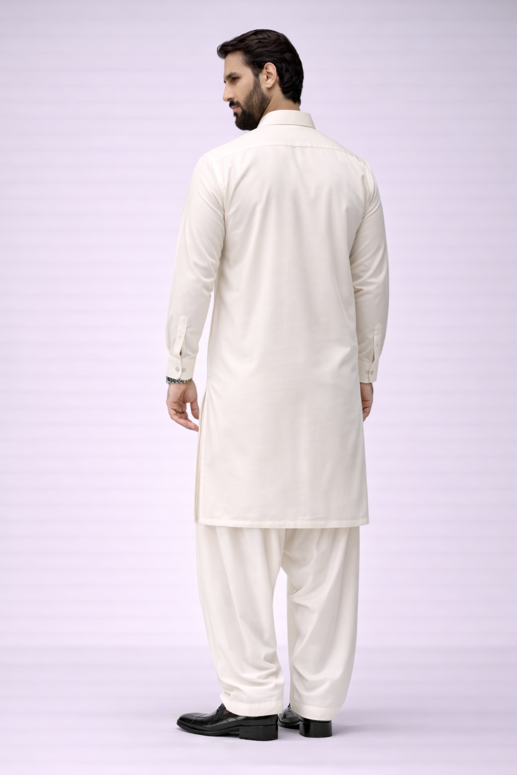 Cream Boski Unstitched Shalwar Kameez – Everyday Comfort