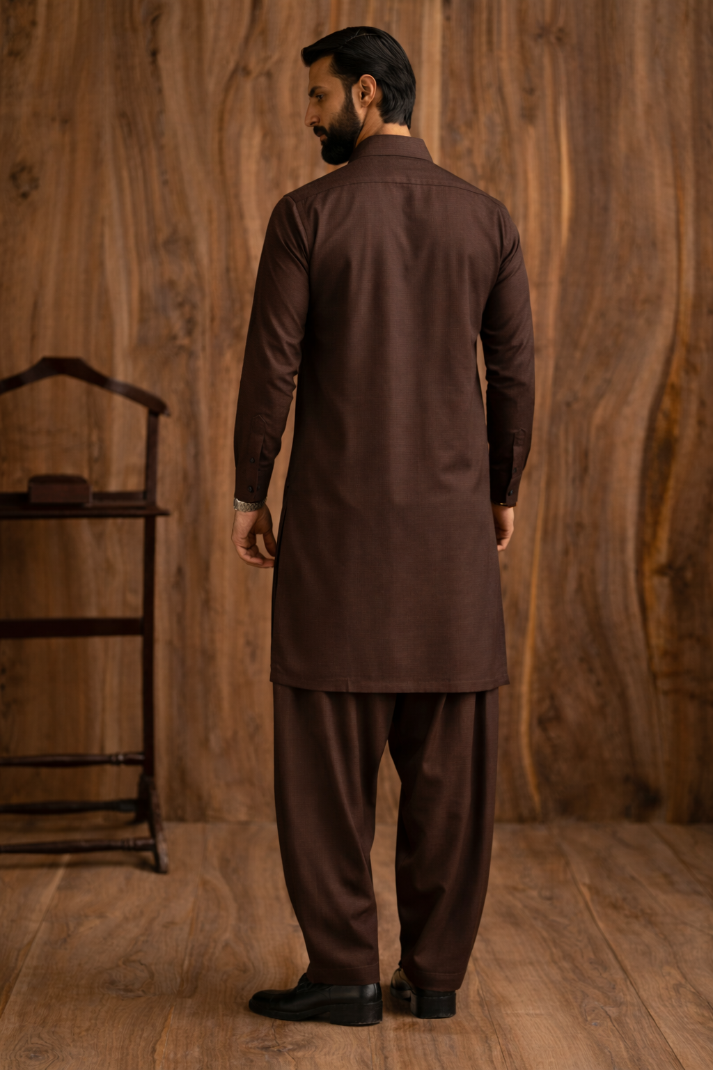 Coffee Brown Boski Unstitched Shalwar Kameez – Everyday Comfort