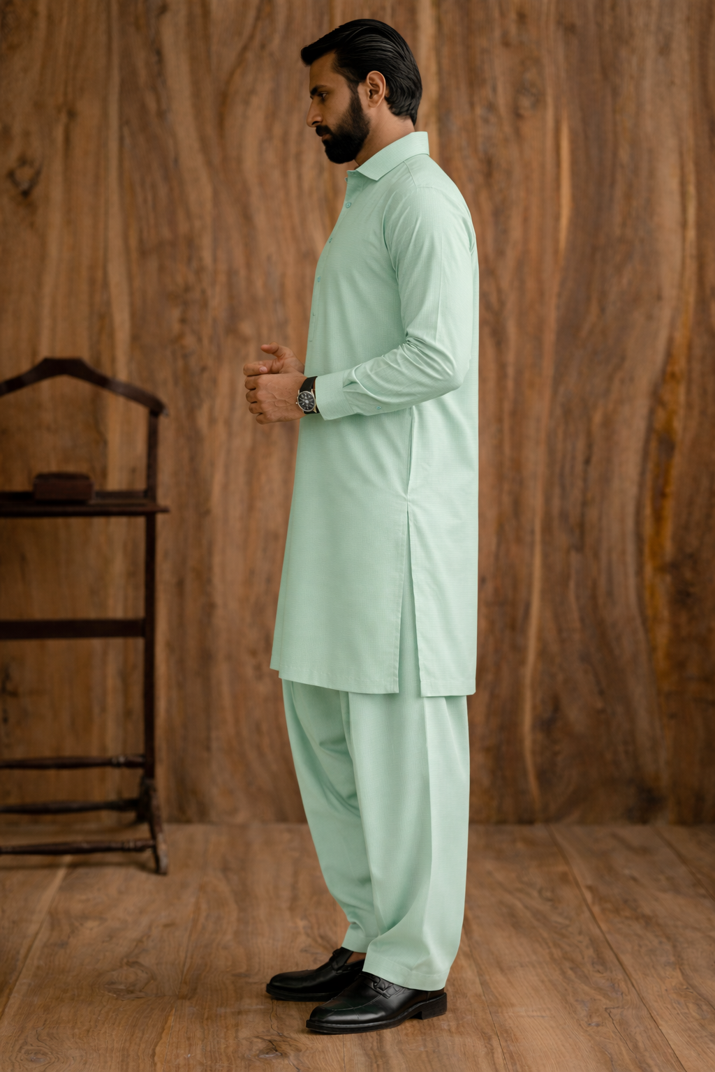 Mint Green Boski Unstitched Shalwar Kameez – Everyday Comfort